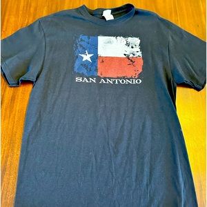 San Antonio flag tshirt.  New wo tags